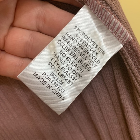 Umgee | NWT Keep Your Secrets Mauve Pink Dusty Rose Open Front Duster Cardigan M - Picture 9 of 17